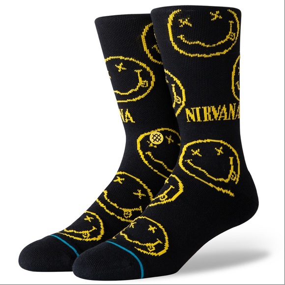 Stance Other - Stance Nirvana Face Crew Height Sock Stance Other - Stance Nirvana Face Crew Height Sock